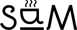 Logo van sam coffee