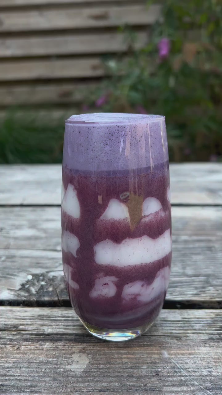 Ube latte maken video